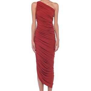 Norma Kamali Diana Gown - Cinnamon (Burnt Orange)